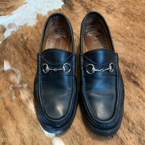 Gucci Lug Sole Loafers Black